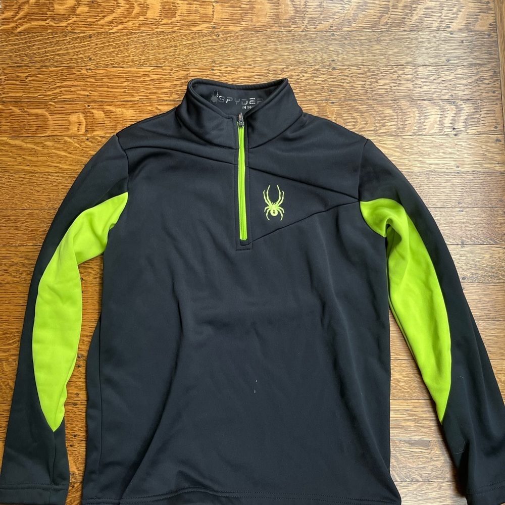 Spyder Black Fleece Pullover